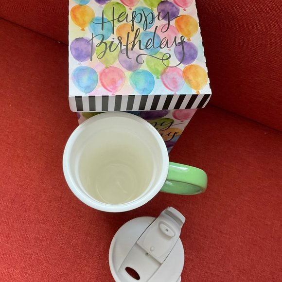 17 oz Happy Birthday Travel Mug in Box - Picture 2 of 3